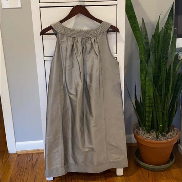 Silver v-neck Calypso shift dress - Picture 4 of 4